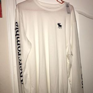 White Abercrombie and Fitch long sleeve